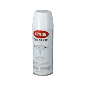 SPRAY PAINT 12oz DRY ERASE WHITE KRYLON SPRAY PAINT 12oz DRY ERASE WHITE KRYLON